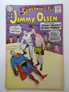 Superman's Pal, Jimmy Olsen #55 (1961) Jimmy's Secret Power! Good- ...