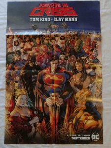 HEROES IN CRISIS Promo poster, 24 x 36, 2018, BATMAN, SUPERMAN, WONDER WOMEN 009