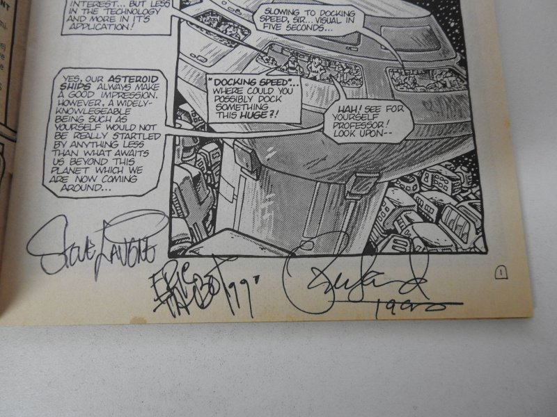 Teenage Mutant Ninja Turtles #6 Second Print (1986) Signed Eastman/Laird VF-NM!!