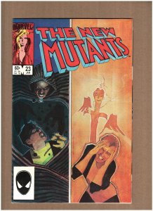 New Mutants #23 Marvel Comics 1985 Claremont Sienkiewicz, Cloak & Dagger VF+ 8.5