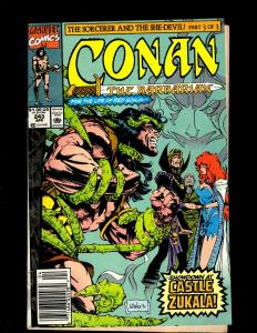 12 Conan Marvel Comic Books #217 218 220 221 222 225 243 246 248 249 250 J369