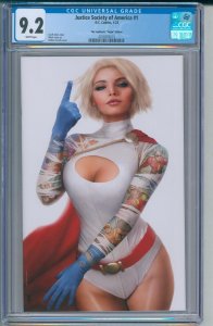 Justice Society of America #1 CGC 9.2 Near Mint- The Syndicate Virgin Edition