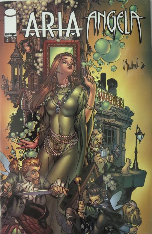 ARIA Comic Lot - 9 backissues Image Comics Angela app dark urban mythic fantasy