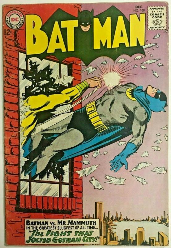 BATMAN#168 VG/FN 1964 DC SILVER AGE COMICS