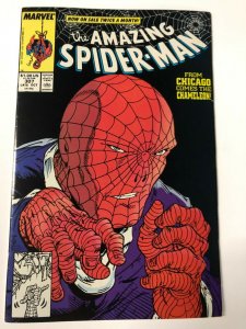 Spiderman 307 (October 1988) VF-NM McFarlane era Chicago, Chameleon,MJ in danger