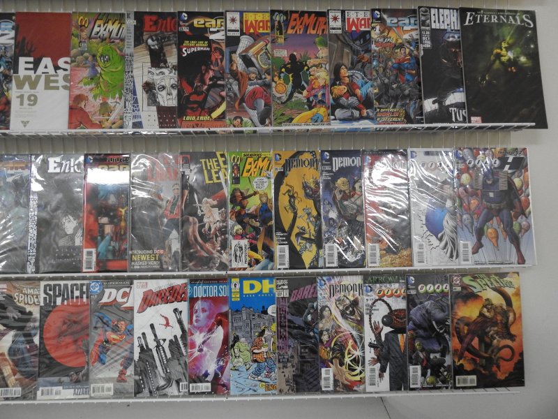 Huge Lot 120+ Comics W/ Daredevil, Superman, Spider-Man+ Avg VF Condition!!