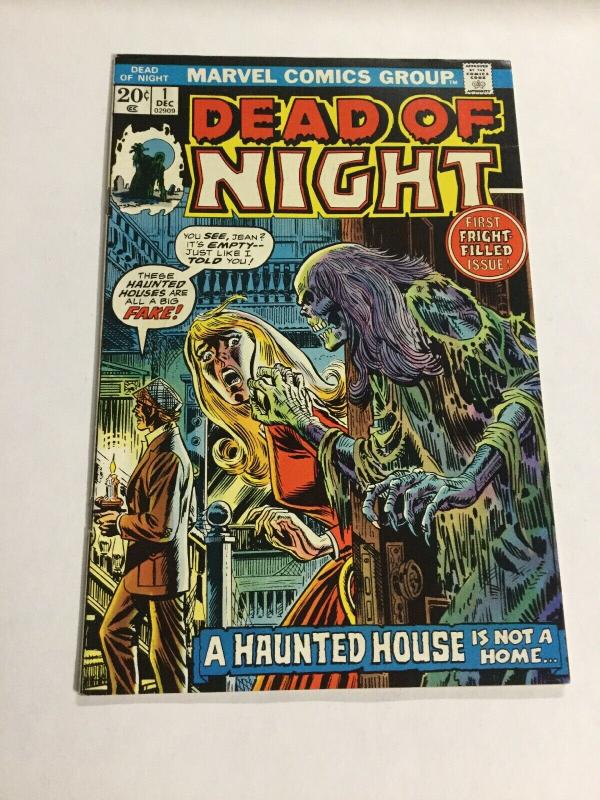 Dead Of Night 1 Vf Very Fine 8.0 Marvel Comics