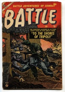 Battle #21 1952- Tripoli-Commies- Atlas War comic G/VG