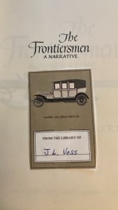 The frontiersmen a narrative,eckert, 1967 second print