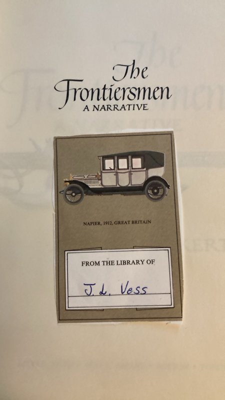 The frontiersmen a narrative,eckert, 1967 second print