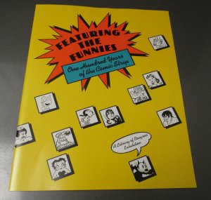 1995 FEATURING THE FUNNIES 100 Years of Comic Strips FVF 24 pgs Library Congress