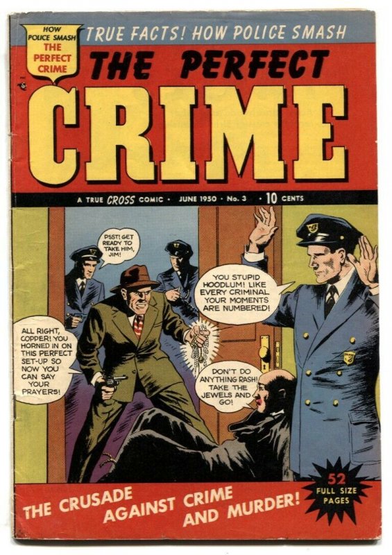 The Perfect Crime #3 1950- Golden Age comic FN-