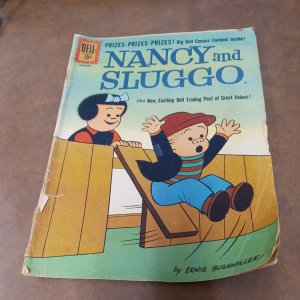 NANCY AND SLUGGO #183 Dell Comics 1961 (with 4 pages of PEANUTS) Silver age book