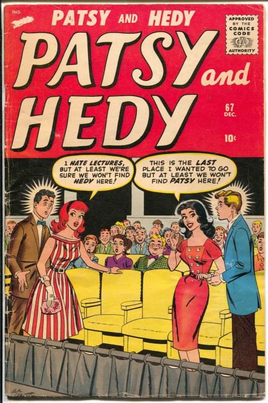 Patsy and Hedy #67 1959-Atlas-10¢ cover price-paper dolls-pin-ups-VG