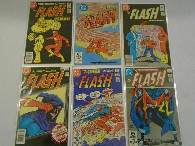 Flash comic lot 16 different from #303-346 avg 6.0 FN (1981-85 1st Series)