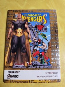 2022 Fleer Ultra Avengers First Appearance #FA-8 Hyperion