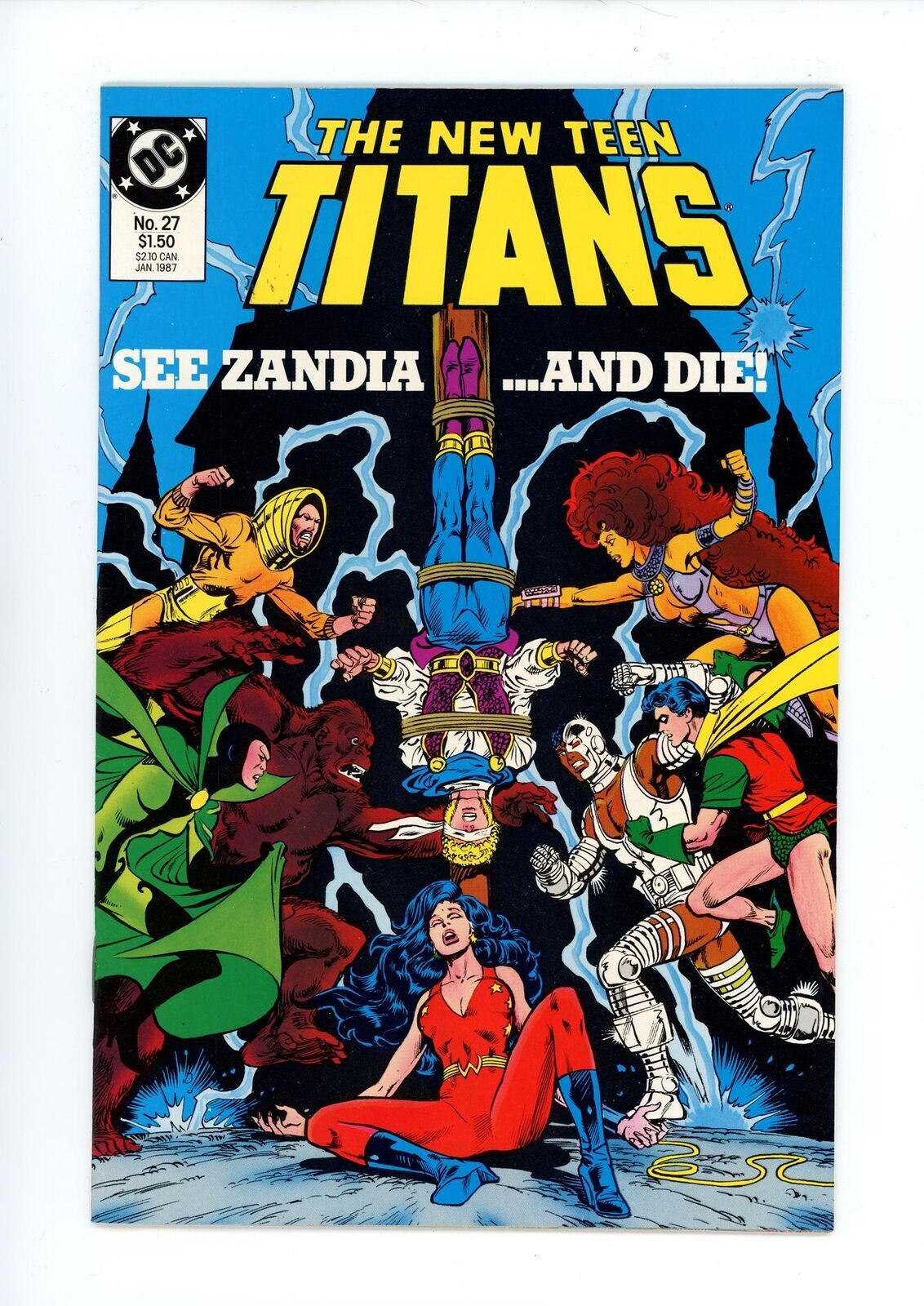 The New Teen Titans 27 Series 2 (1986) DC Comics VF+ Comic Books Copper Age, DC Comics, New