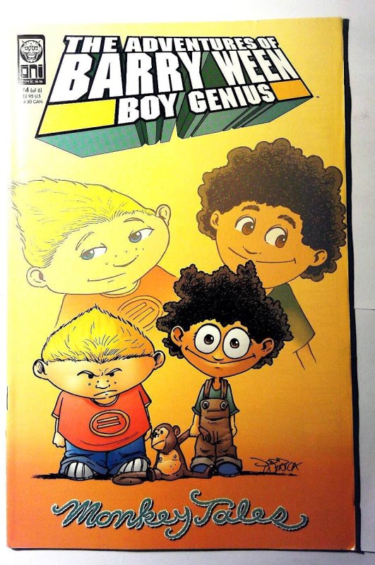 Adventures Barry Ween, Boy Genius 3: Monkey Tales #4 2001 Oni Press Comic Book