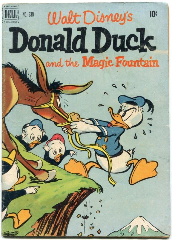 Four Color Comics #339 1951- Donald Duck and the Magic Mountain VG ...