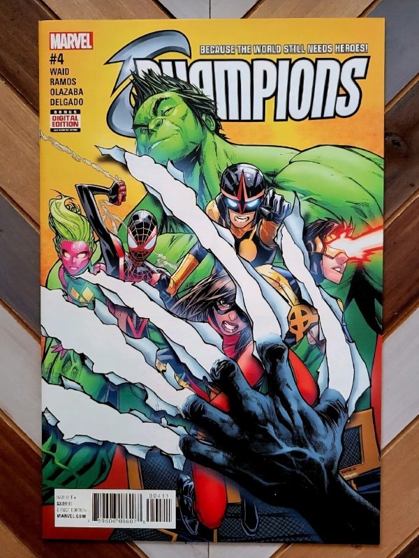Lot of 12: Champions #1-12 NM- (Marvel 2016) #1 Brooks 1:20 1st Team App, Origin