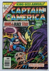 Captain America Annual #3 (1976, Marvel) FN- 5.5 Jack Kirby story and art 