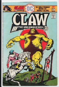 Claw the Unconquered #4 (1975) Claw the Unconquered