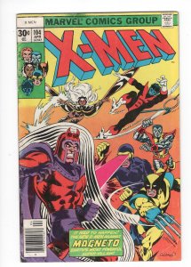 X-MEN 104 GD/VG 3.0 1st cameo Starjammers/1st app.Corsair;NEWSSTAND COPY!