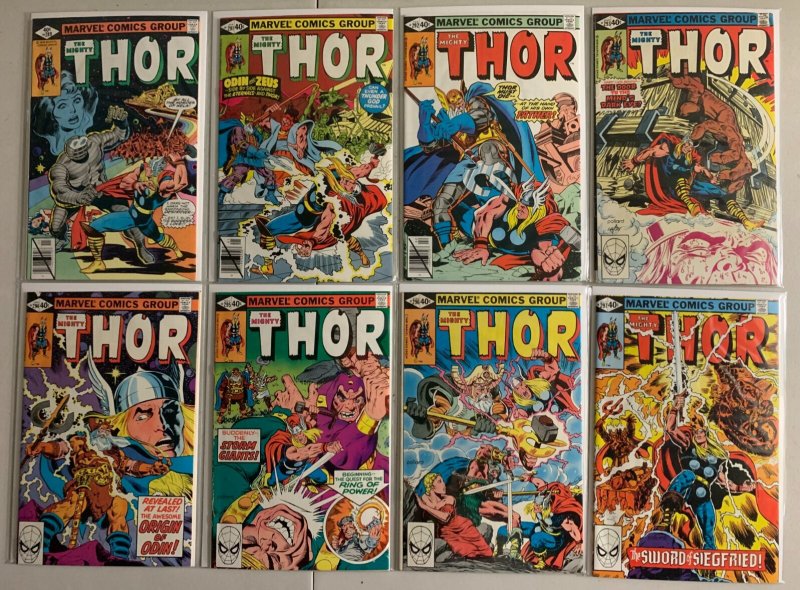 Mighty Thor lot #256-325 + 2 Annuals Direct Marvel (avg 6.0) 45 diff (1977-82)