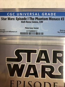 Star Wars: Episode 1 The Phantom Menace (1999) #3 (CGC 9.8) 1st Darth Maul Photo