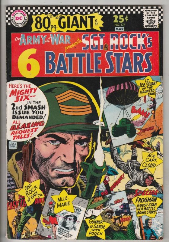 Our Army at War #177 (Mar-67) VF+ High-Grade Easy Company, Sgt Rock