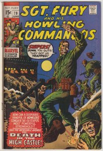Sgt. Fury And His Howling Commandos #79 (Jun 1970, Marvel), G condition (2.0)