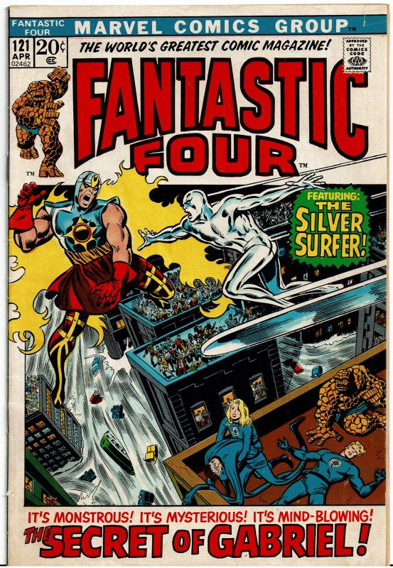 Fantastic Four #121, 5.0 or Better *KEY* Death of Air-Walker