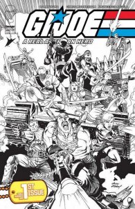 GI Joe A Real American Hero #301 Kubert B&W Variant Image Comics Skybound 2023