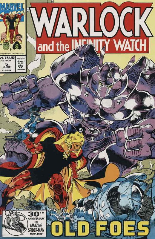 Warlock and the Infinity Watch #5 VF/NM; Marvel | save on shipping - details ins