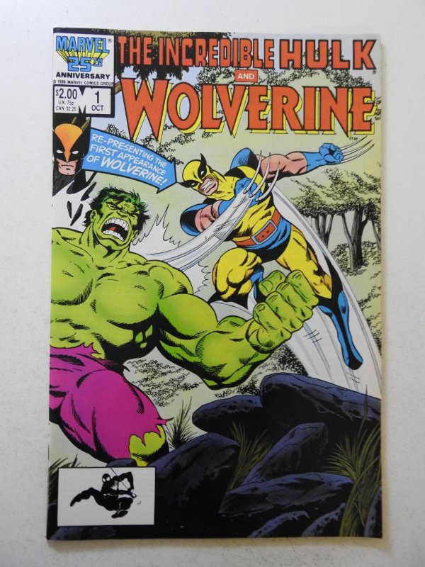 The Incredible Hulk and Wolverine (1986) VF+ Condition!