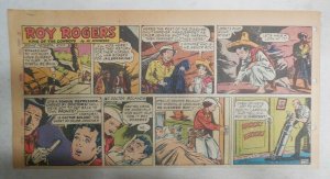 Roy Rogers Sunday Page by Al McKimson from 4/29/1956 Size 7.5 x 15 inches