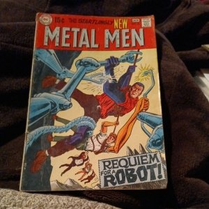 Metal Men #41 bronze age 1970 DC Comics requiem for a robot bronze age