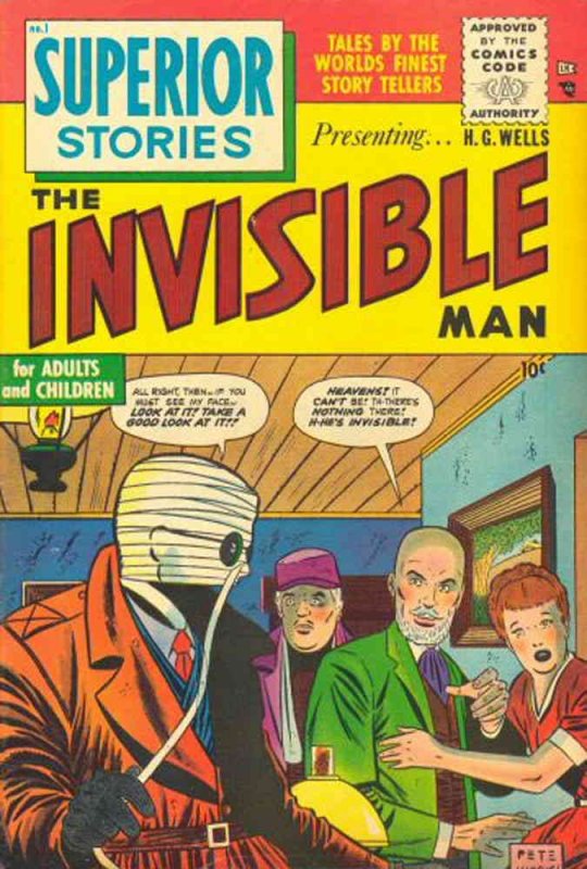 Superior Stories #1 FAIR ; Nesbit | low grade comic Invisible Man