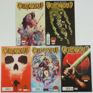 Weirdworld #1-5 VF/NM complete series - jason aaron - arkon - secret wars set