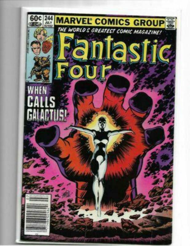 FANTASTIC FOUR #244 - FN/VF - 1ST APP NOVA - FRANKIE RAYE - MID GRADE BRONZE AGE