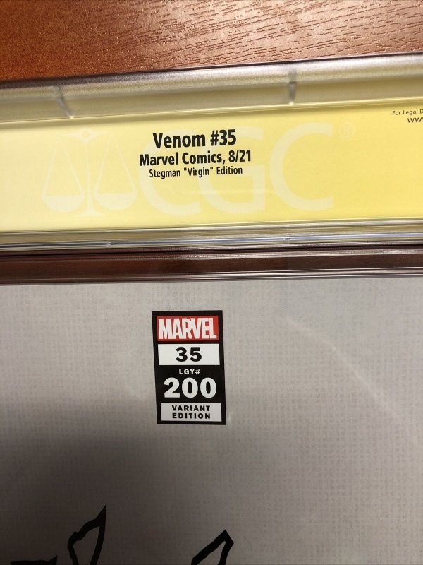 Venom (2021) # 35 (CGC 9.8 SS) Signed By Donny Cates &Ryan Stegman!!  Census 9!!