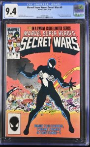 CGC 9.4 Marvel Super Heroes Secret Wars #8 (1984)