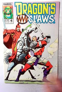 Dragon's Claws #4 (1988) Marvel Dragons Claw 1st Print Comic Book