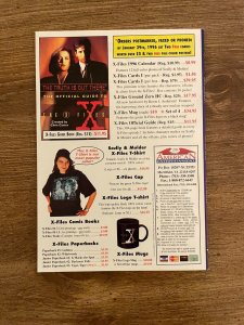 The X-Files # 1 NM Comics Digest Topps Comic Book Mini Issue Skully Carter RH25 