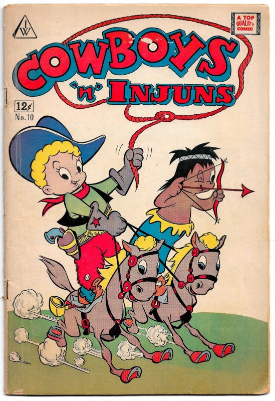 Obscure Oddball: COWBOYS n INJUNS #10 (1963) VG Funny Animals Meet the Old West!