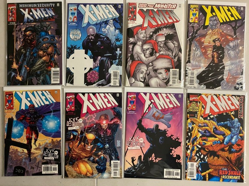X-Men lot #91-113 + Annual w/ variants Marvel (avg 8 VF) 24 diff (1999 to 2001)