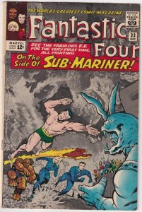 Fantastic Four #33 (1964) Sub-Mariner, 1st Attuma!