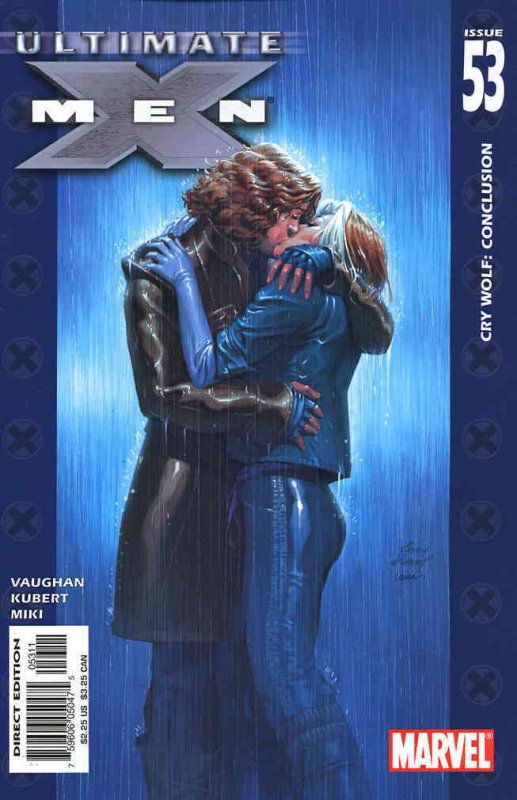 Ultimate X-Men #53 VF/NM ; Marvel | Gambit Rogue Kiss Cover