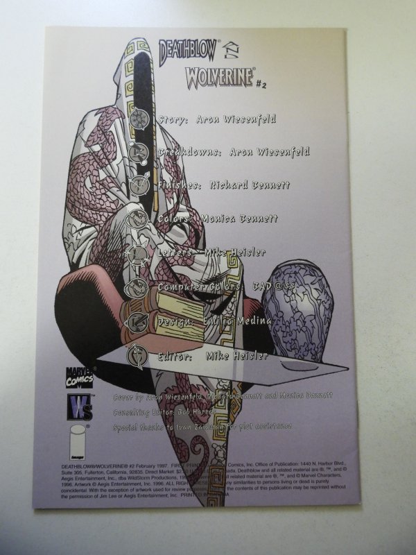 Deathblow/Wolverine #2 VF/NM Condition