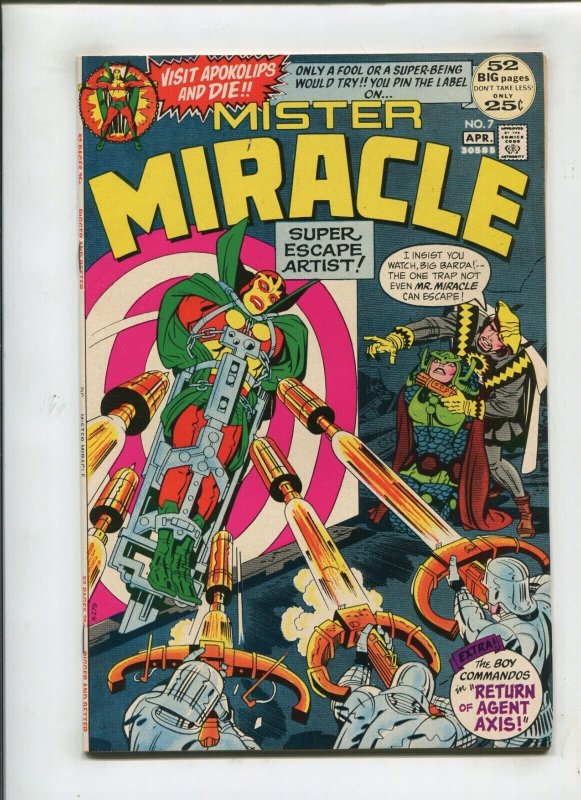 MISTER MIRACLE #7 (8.5/9.0) KIRBY!! 1972